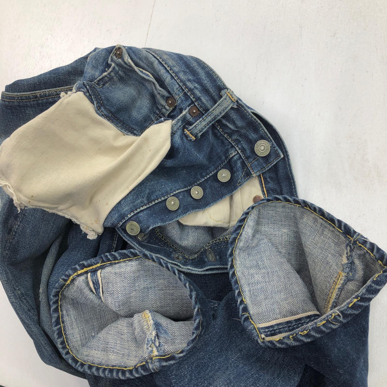 LEVI'S リーバイス 50- 60年代 501XX 紙パッチ ギャラ入り 刻印S 足長R