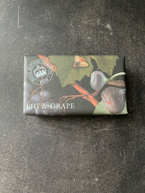 【English Soap Company・KEW GARDEN】Luxury Shea Soaps Fig & Grape