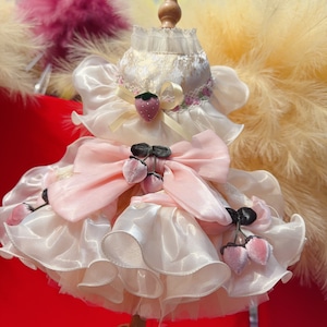 【お取り寄せ】ショートケーキ風 ドレス ピンク