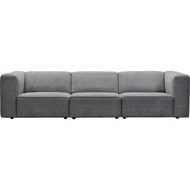 エレファント 2人掛 木フレーム Sバネ ウィービングベルト フェザー ポリエステル