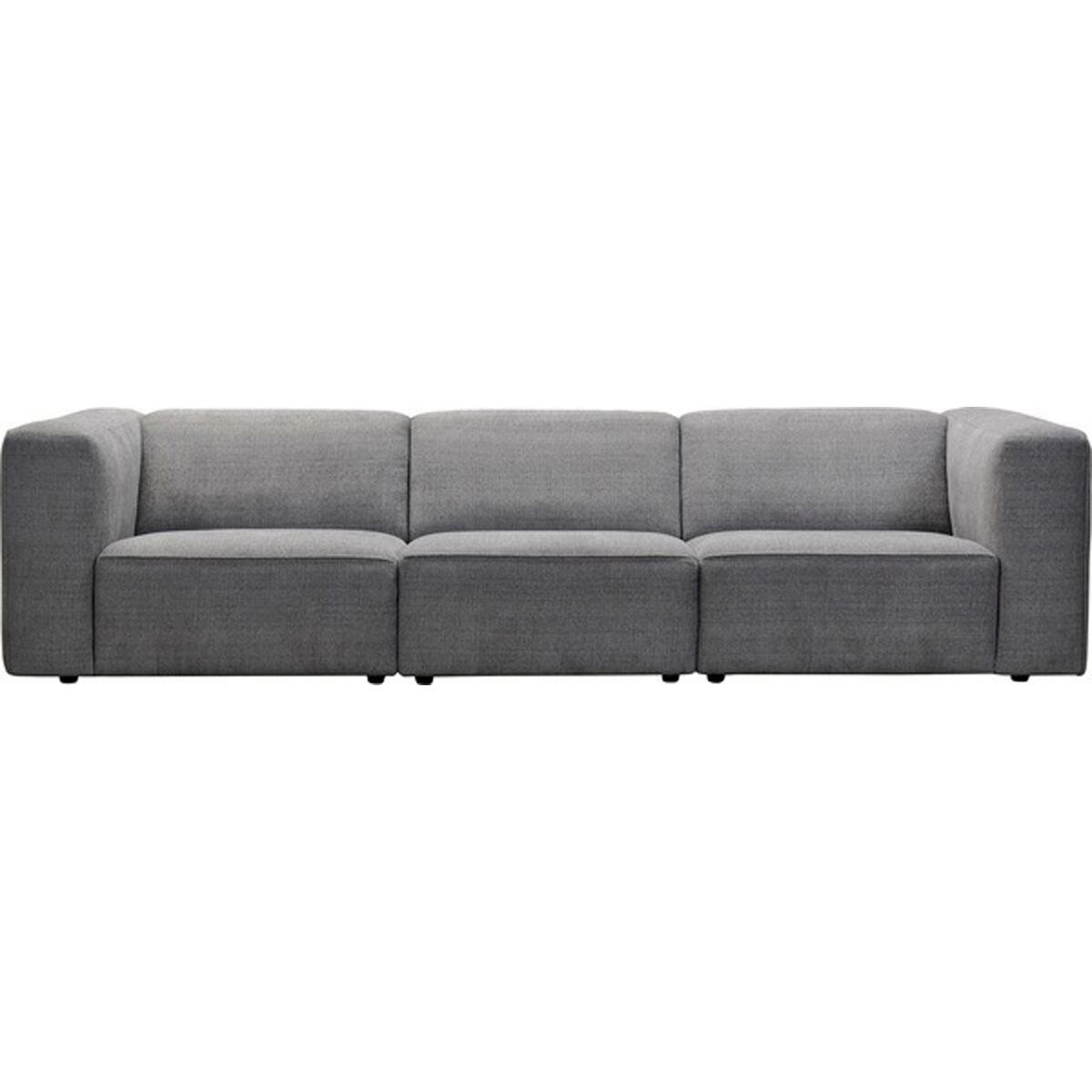 エレファント 3人掛 木フレーム Sバネ ウィービングベルト フェザー ポリエステル