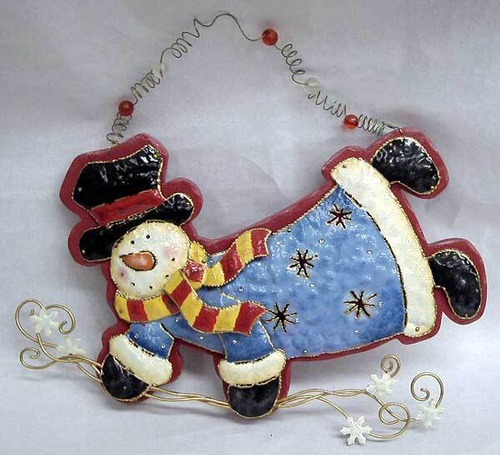 メタル＆ウッド ハンガー フライングスノーマン