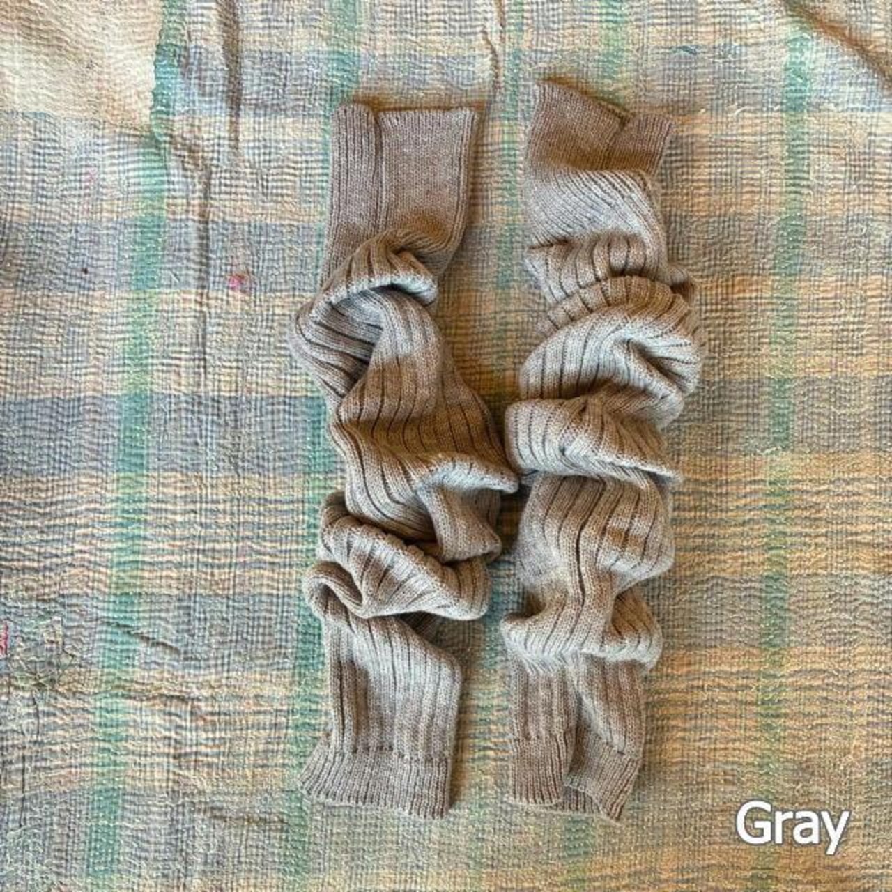 TOPANGA SOCKS Ladies' Rib Knit Long Leg Warmers (4 colors) Available in Gray, Greige, Brown, and Black