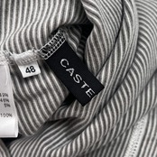 CASTELBAJAC カステルバジャック ボーダー ハイネック 長袖 Tシャツ 48/グレー系 メンズ