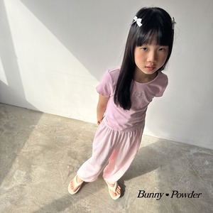 [Bunny Powder] Ribbon cubic tee (2XL/3XL/4XL) / [버니파우더] 리본큐빅티 (2XL/3XL/4XL)