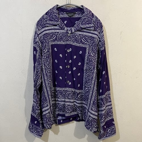 UNUSED アンユーズド US1796 Bandana open collar shirt バンダナ ...