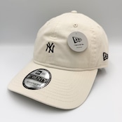 NEW ERA 9TWENTY/920 ウォッシュドコットン Mini Logo ニューヨーク・ヤンキース Khaki/White