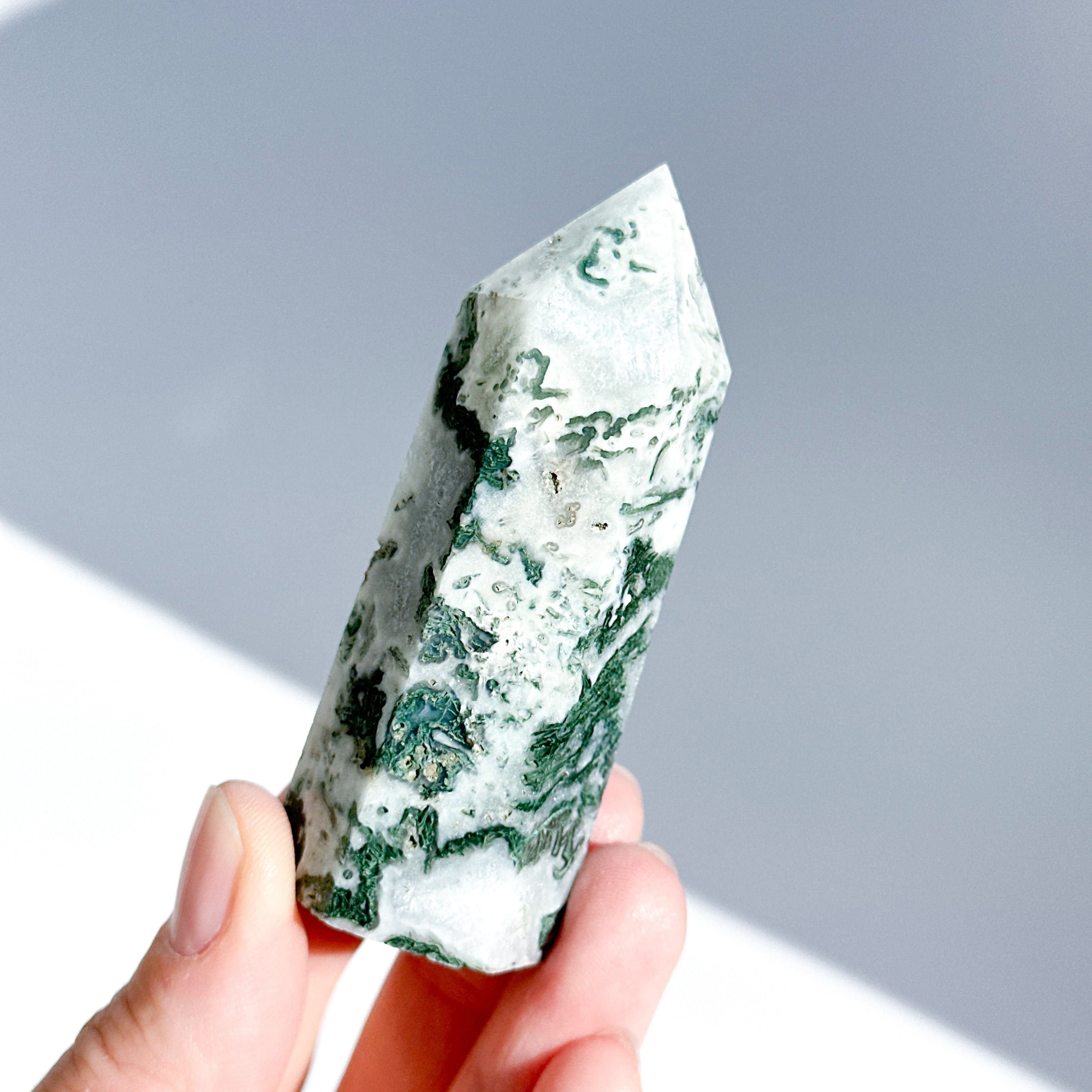 モスアゲート タワー85◇ Moss Agate ◇天然石・鉱物・パワーストーン