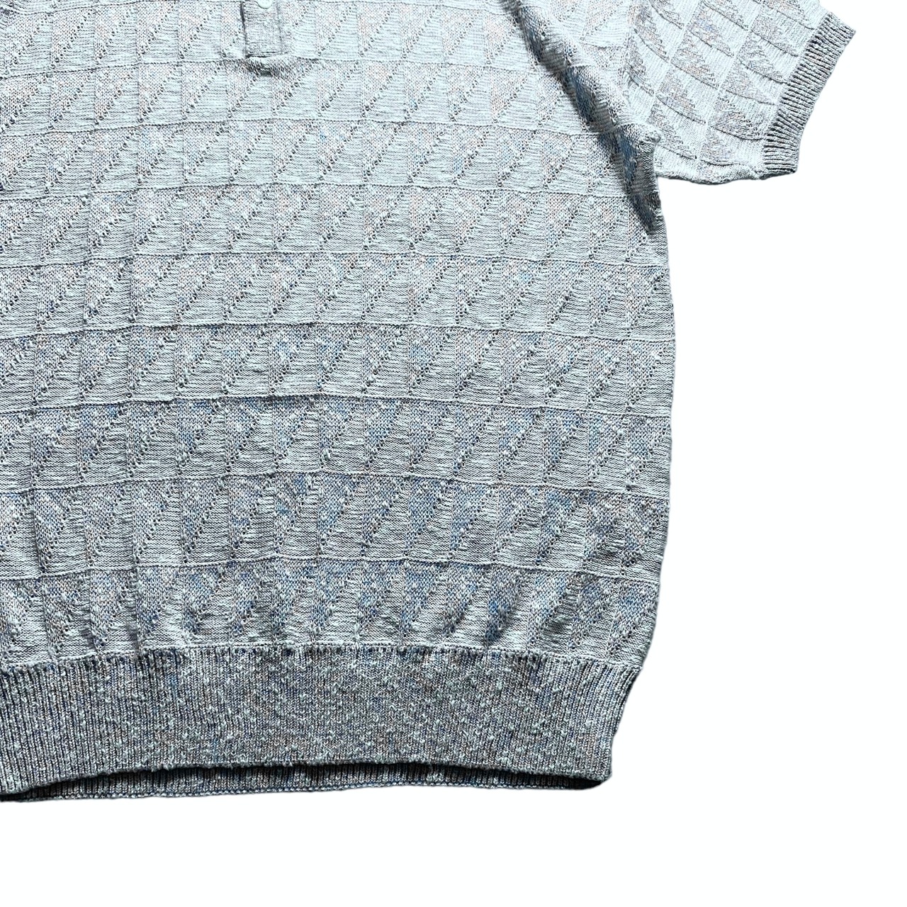 old summer knit polo shirt “XXXLT size”