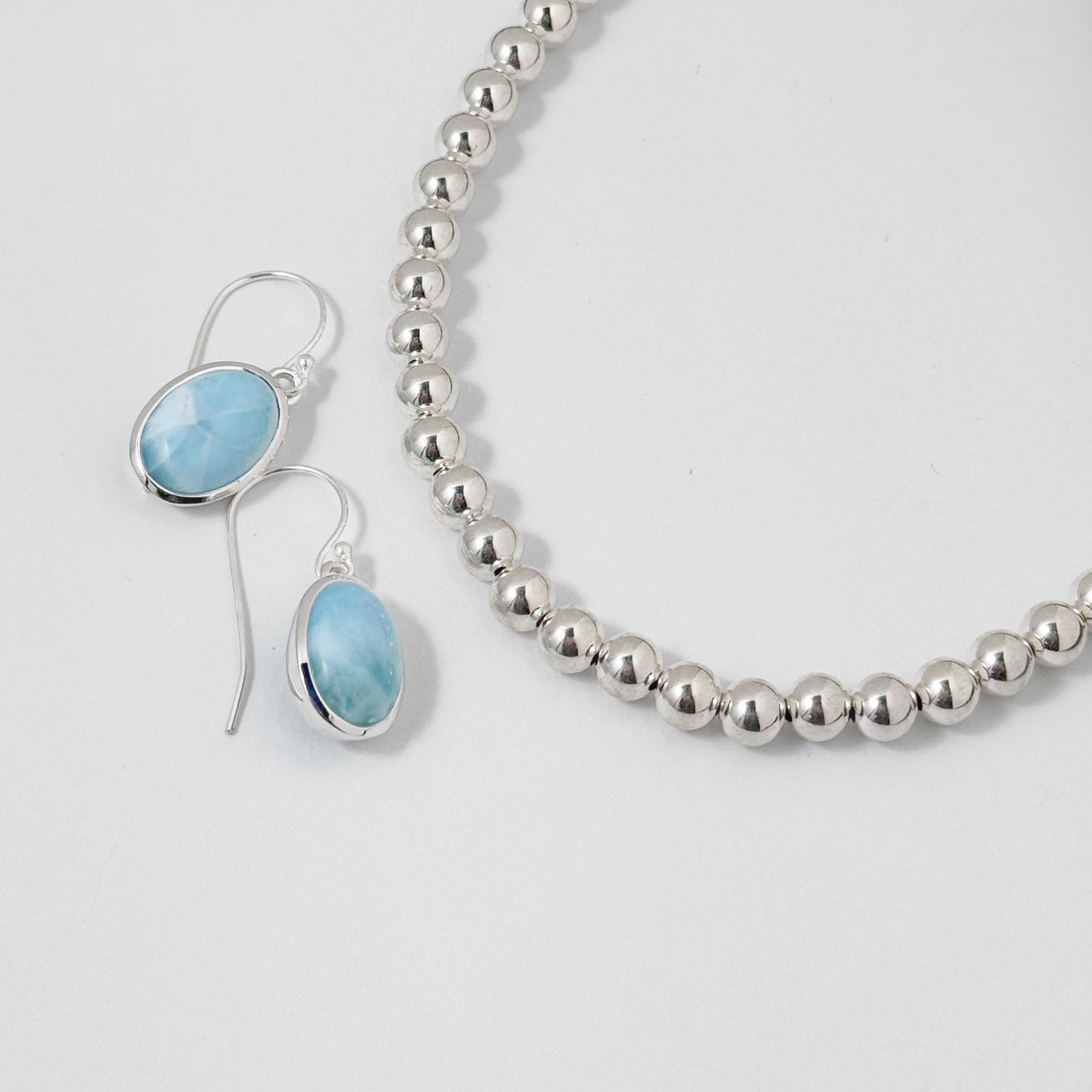 ナバホパール ネックレス 丸玉 6mm 45cm 《Indian Jewelry ナバホパール ネックレス 丸玉 6mm 45cm 《Indian Jewelry