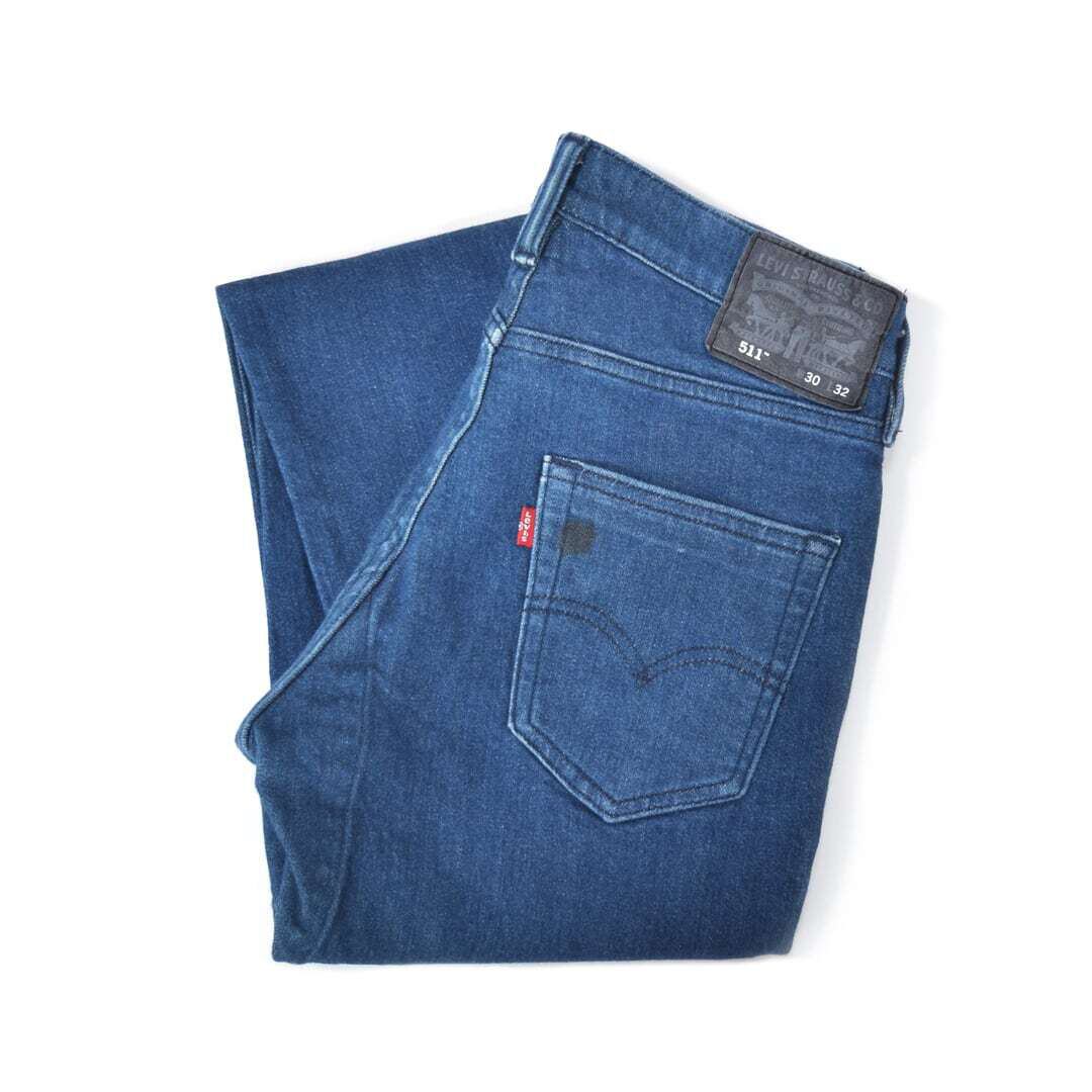 リーバイス 511 スキニー ジーンズ デニムパンツ ストレッチ ブルー系 