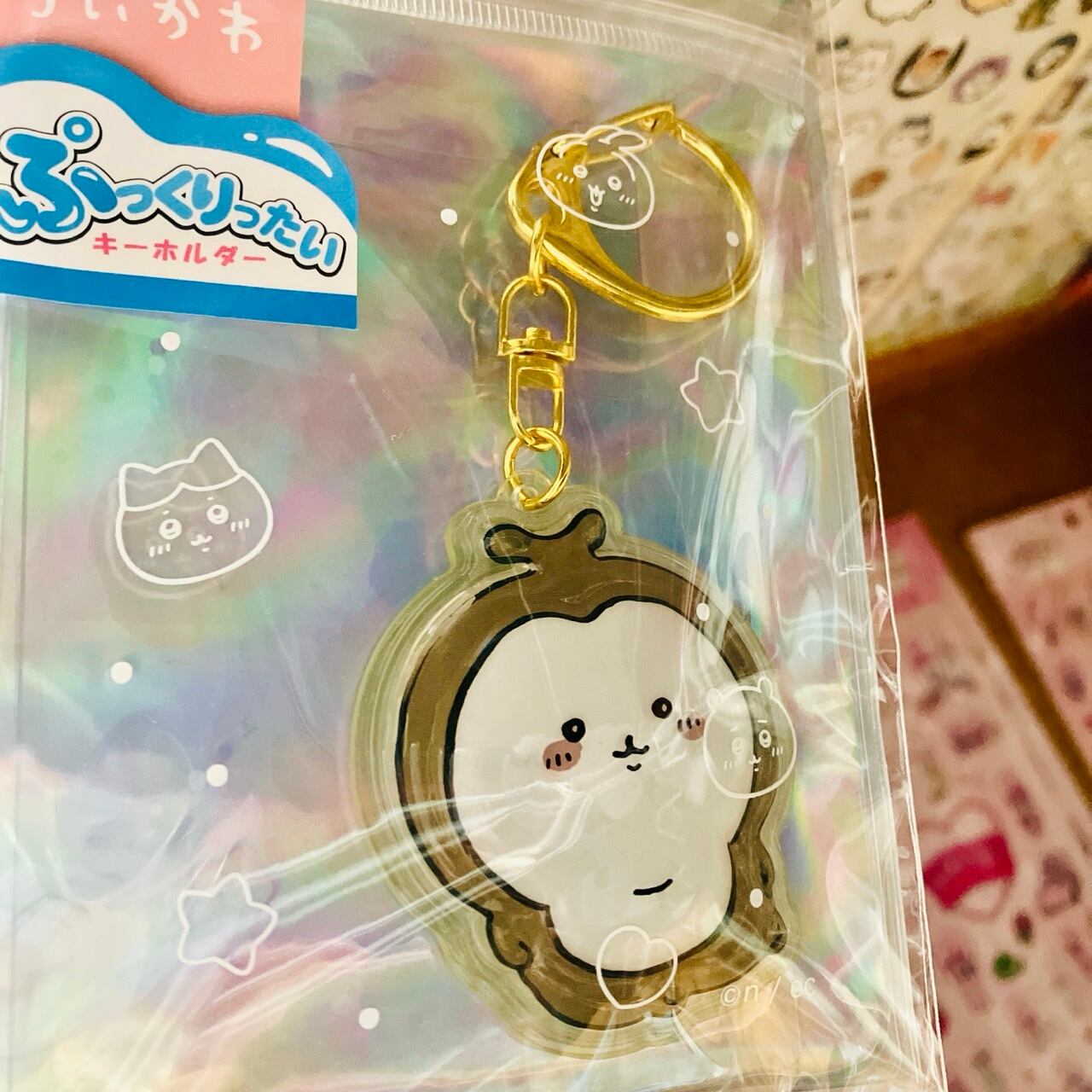ちいかわ カブトムシ ぷっくりったい キーホルダー CA41