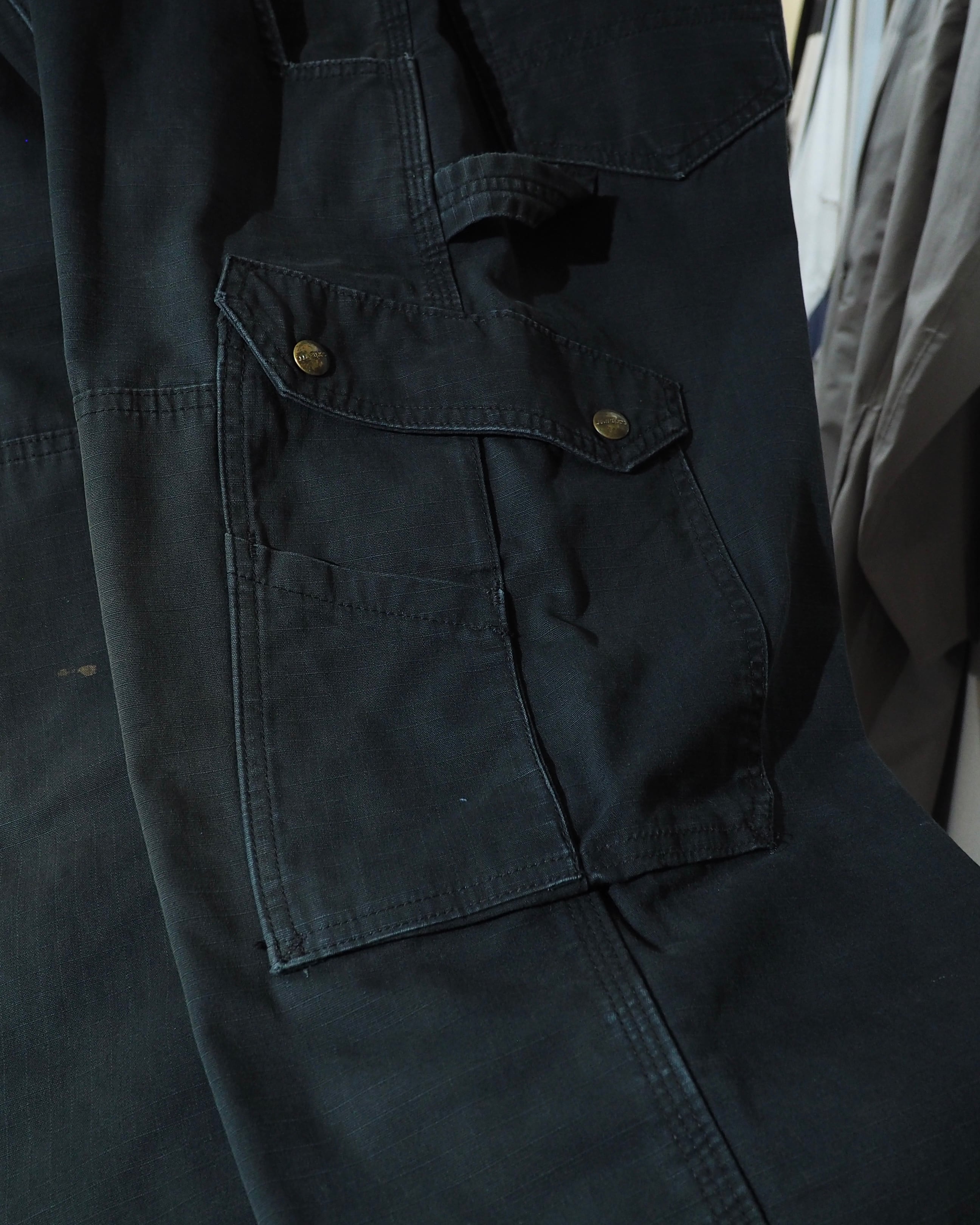 ” Carhartt - 襤褸 ” Beautiful Fade Aging × Damage vintage wide Painter pants