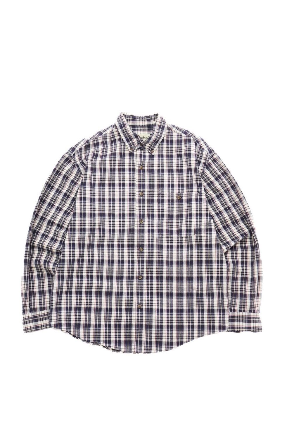 USED 90s Eddie Bauer l/s plaid shirt