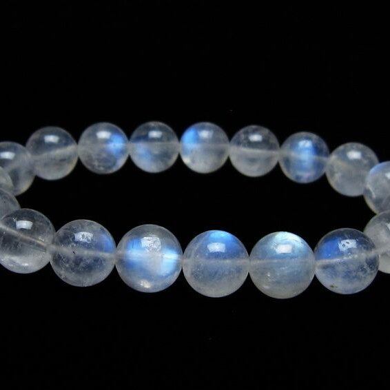 ムーンストーン ブレスレット 10mm 一点物 メール便可 [M便 1/10] 111-44493