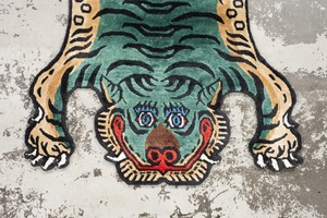 Tibetan Tiger Rug 《Sサイズ•シルク154》チベタンタイガーラグ