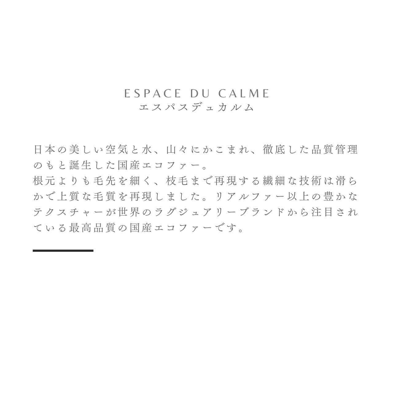 【TVで紹介】Espace du calme ファークッションカバー 45x45㎝ ラグジュアリー エコファー 日本製　