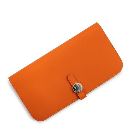 HERMES エルメス ドゴン ロング レクトヴェルソ 二つ折り長財布 ヴォー 