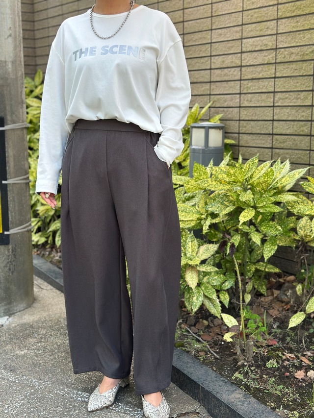 【CLOCHE】イージーコクーンパンツ