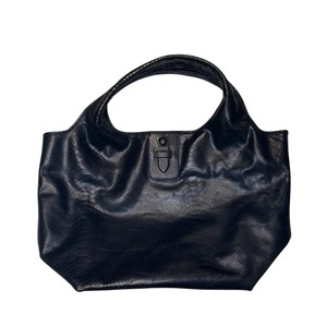 NEIL BARRETT embossed leather big tote bag