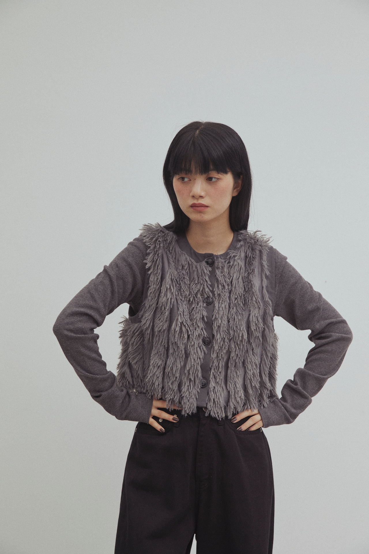 DU250707 Fringe Vest