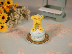 ねじり鉢巻き＆ヨーヨークマカロンのオブジェ