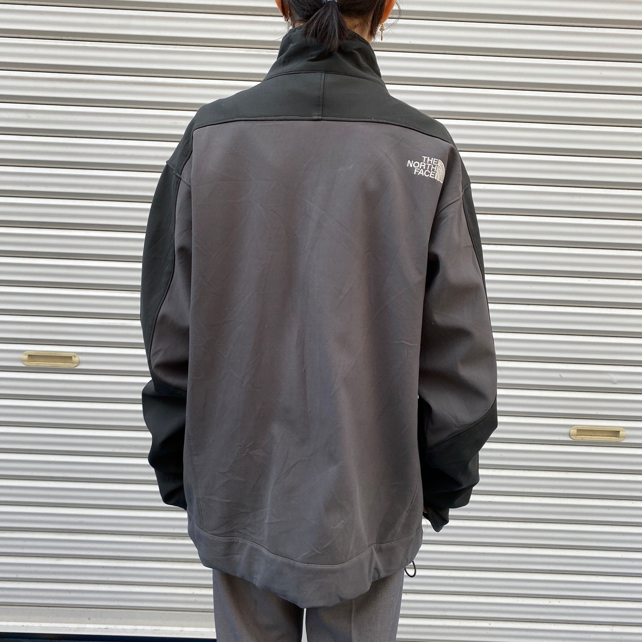 ザ ノースフェイス APEX ソフトシェルジャケット メンズM 古着 THE 
