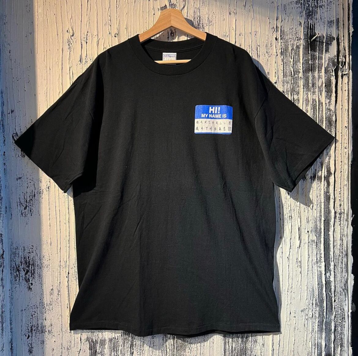 00's EMINEM Hi! MY NAME IS tee apricot