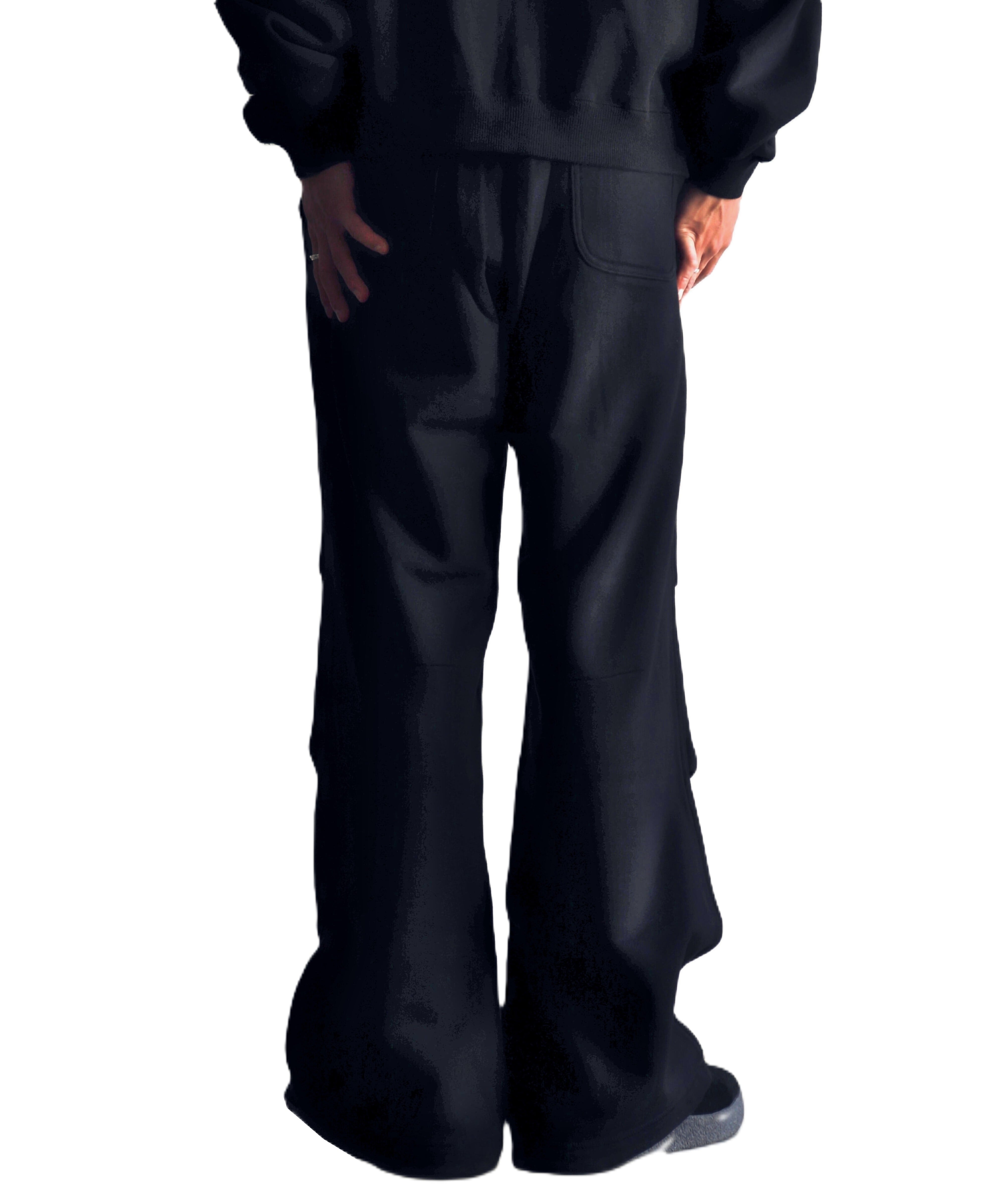 MATSUFUJI / M253-0603 / WIDE SWEAT PANTS (BLACK) | AfterSchool