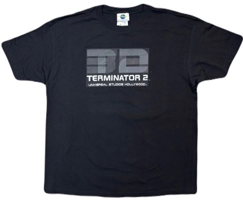 DEADSTOCK TERMINATOR 2:3D UNIVERSAL STUDIOS official Tee