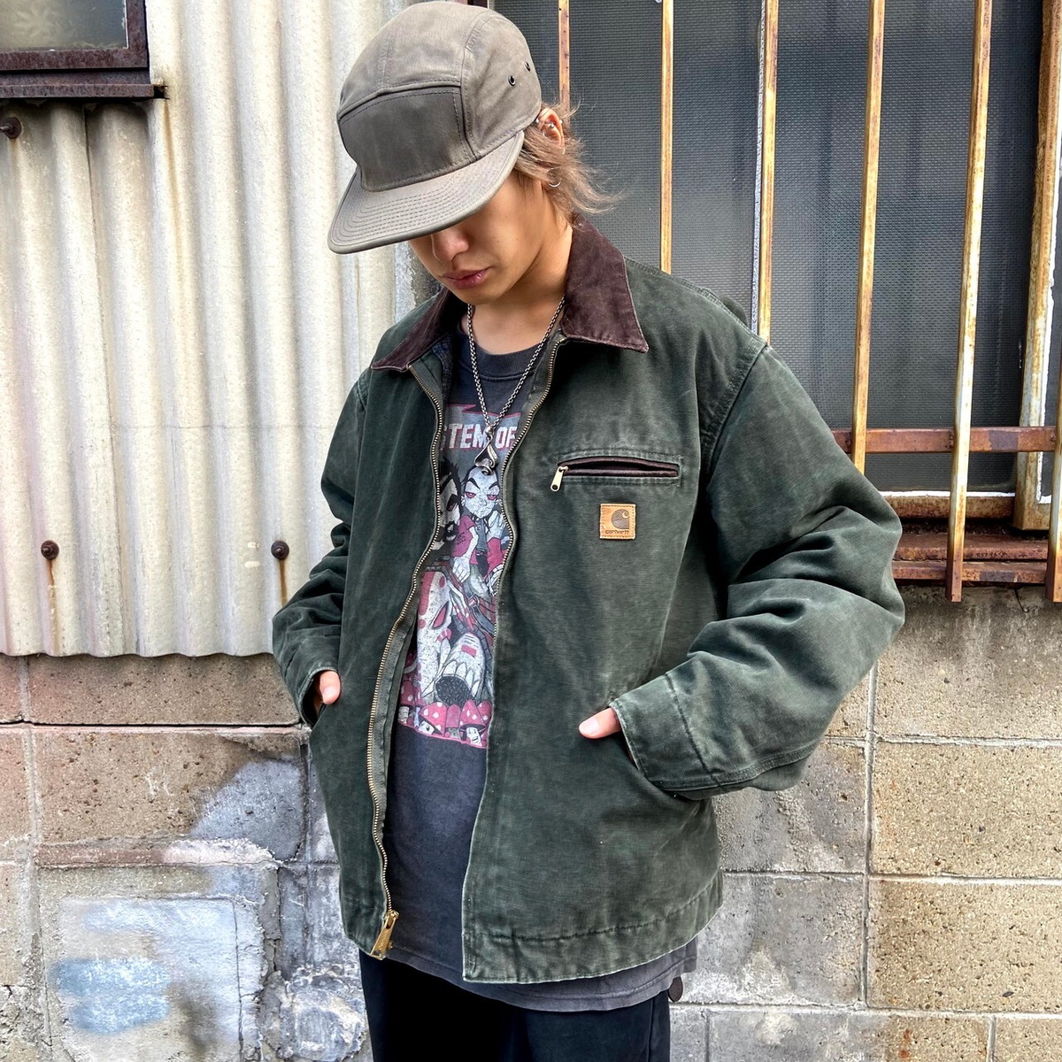Carhartt カーハート デトロイトジャケット メンズXL相当 古着 ダック 