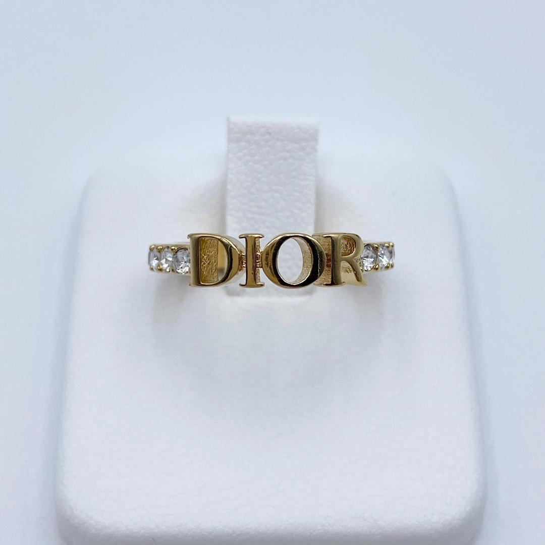 オンラインショップ】 Dior ディオール リング 指輪 3連 パール