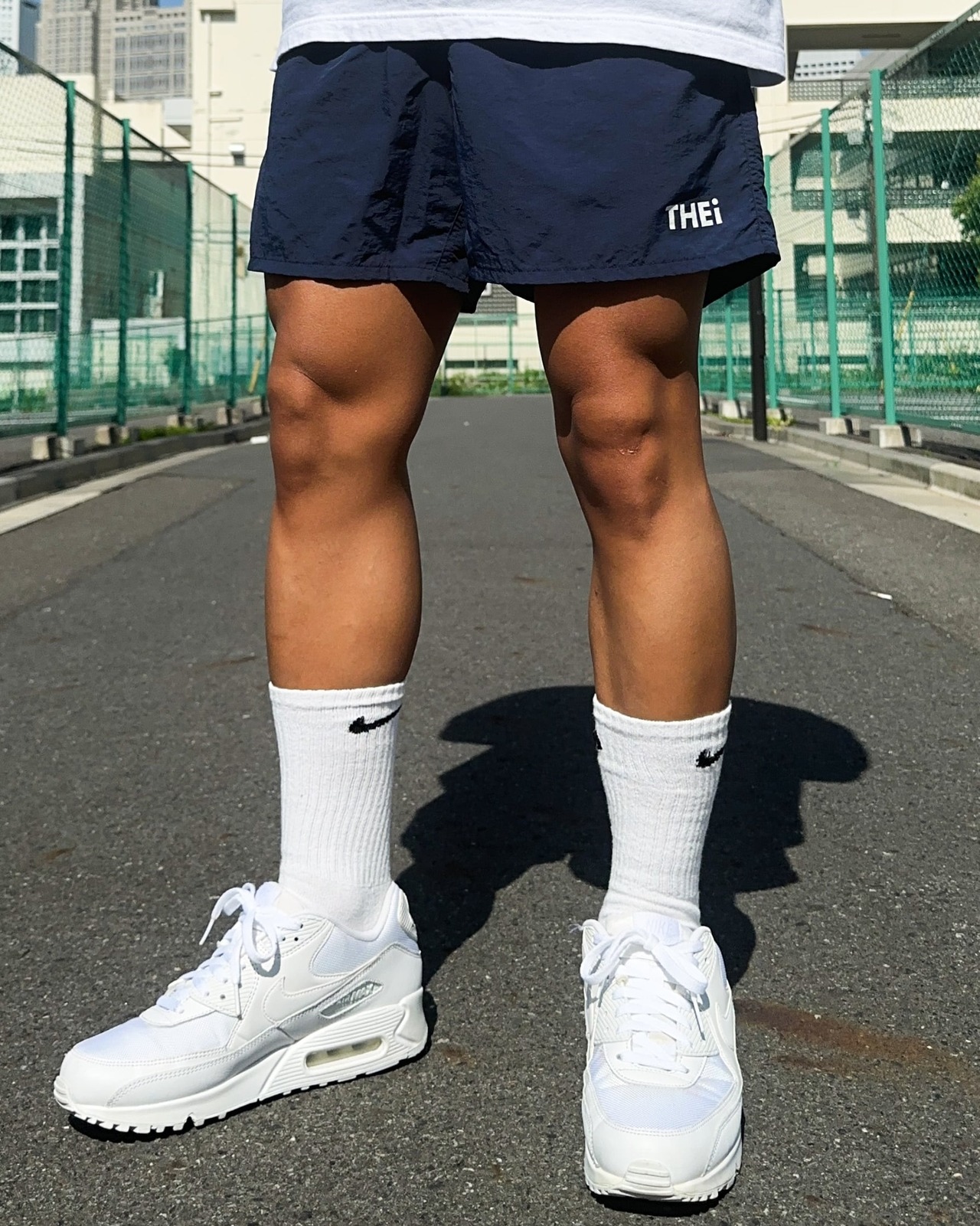 BASIC ONE POINT VERSATILE SHORTS - NAVY