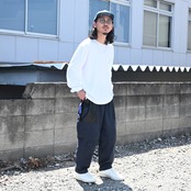 KUON(クオン) Indigo Nylon Coaches Jacket-Boro-style