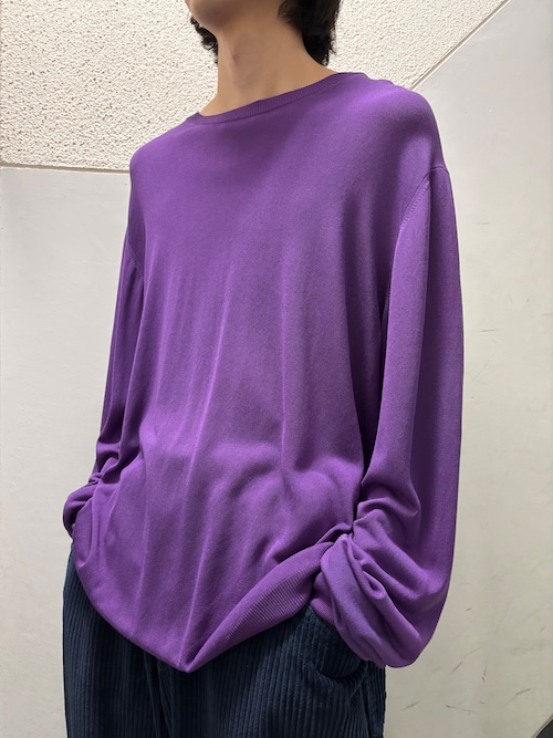 00's "armani collezioni" cotton knit sweater