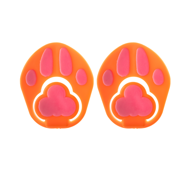 カワイイにくきゅうペーパークリップ ワン 全12カラー(2枚1組)