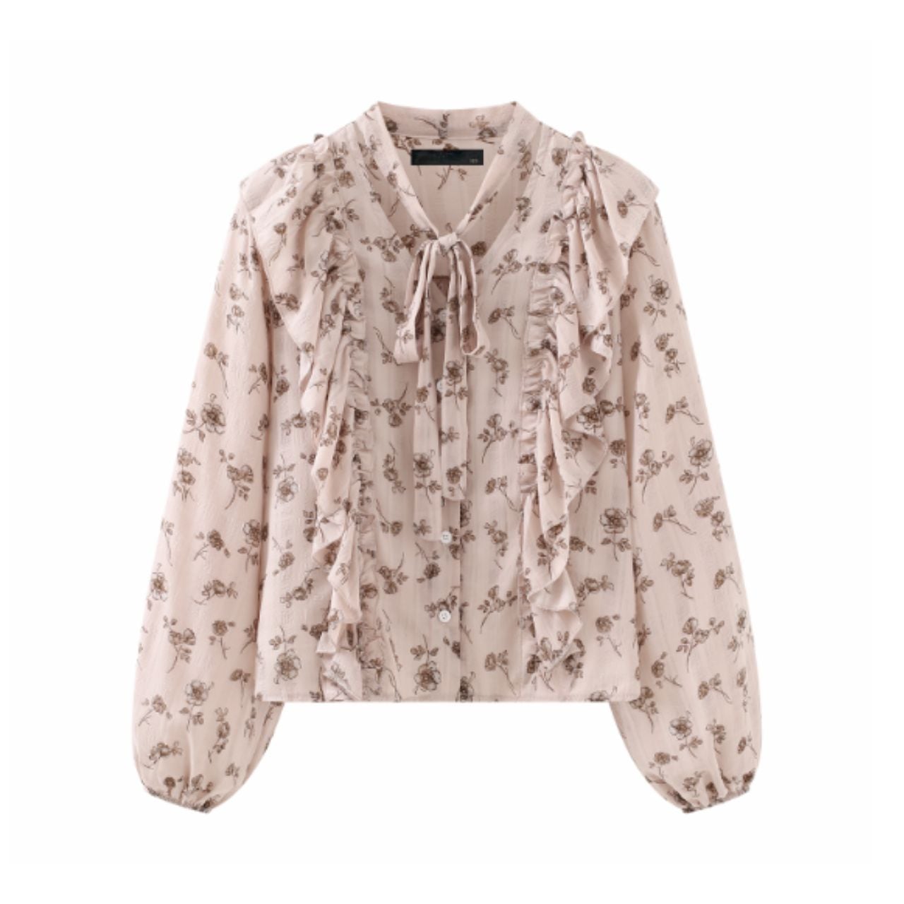 Rosée Fleur Frill Blouse F0476