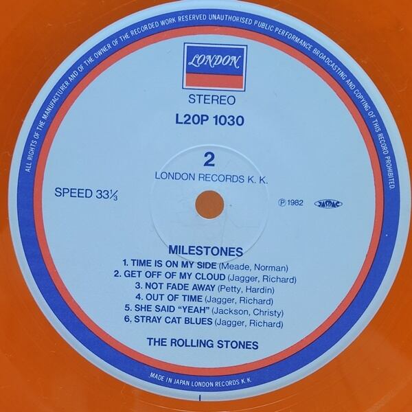 The Rolling Stones / Milestones [L20P 1030] - 画像5