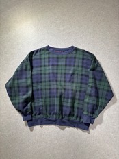 90s~ black watch sweatshirt