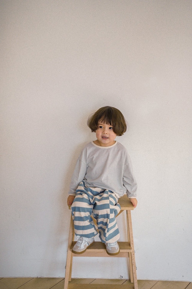 《即納》送料無料 【ONU】onu st color-block stripe tee