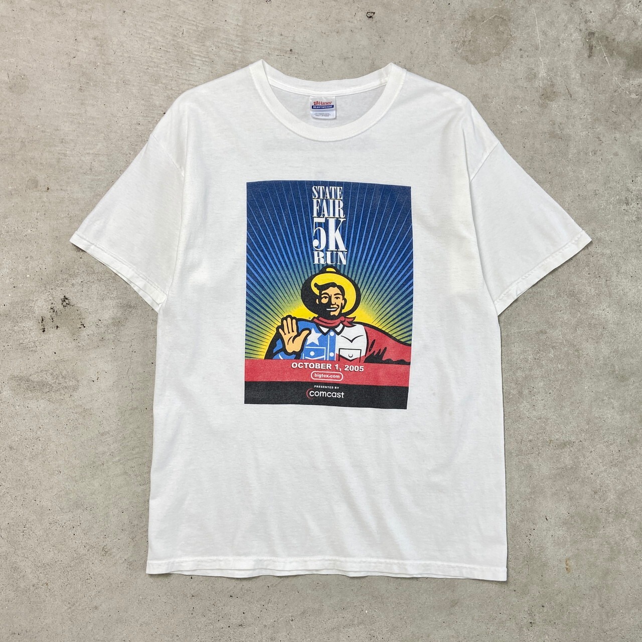 00年代 STATE FAIR 5K RUN アートプリントTシャツ ランイベント 企業 