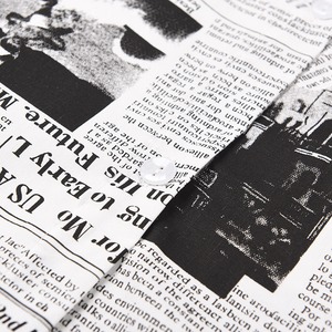 Newspaper Printed Long Sleeve Shirt / ニュースペーパー ロング スリーブ シャツ