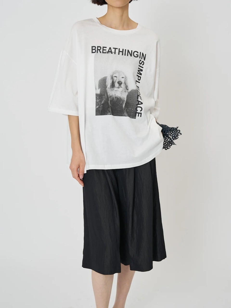 【CHIGNON】アニマルフォト”DOG”Tee 8461-100KK