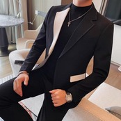 casual slim suit jacket 00051