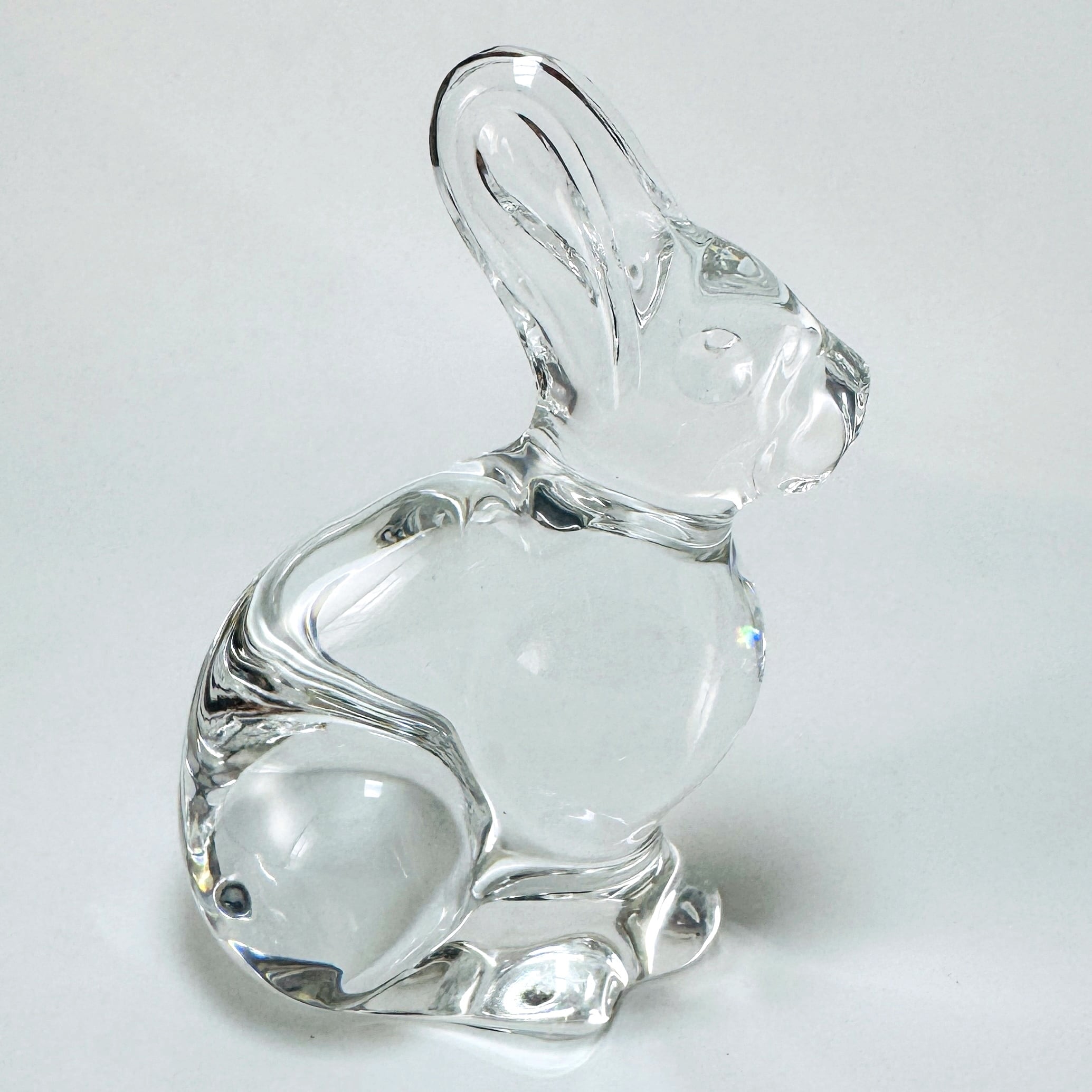 【バカラ】うさぎ 置物 インテリア★美品★金運/幸運/開運 バカラ】うさぎ 置物 インテリア☆美品☆金運/幸運/開運