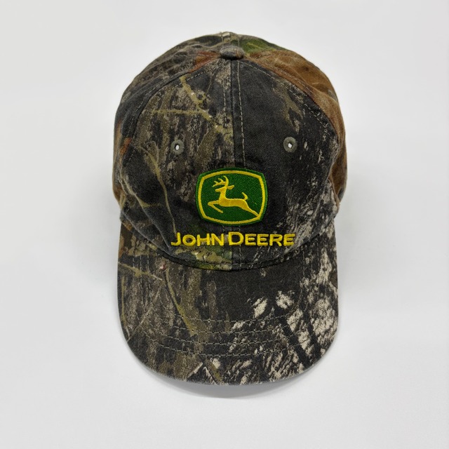 【FREE】JOHN DEERE camouflage cap ジョンディア 迷彩 カモフラージュ キャップ 帽子