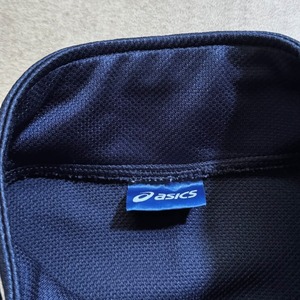 00' asics JFA embroidery half zip jersey