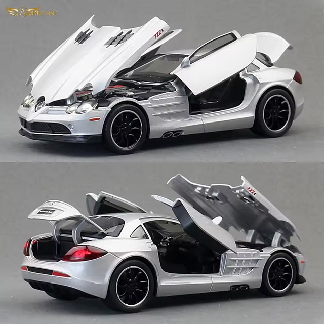 メルセデス SLR McLaren 1/32 ミニカー 全3色 ライト点灯 エンジンサウンド 合金モデル 模型 ジオラマ