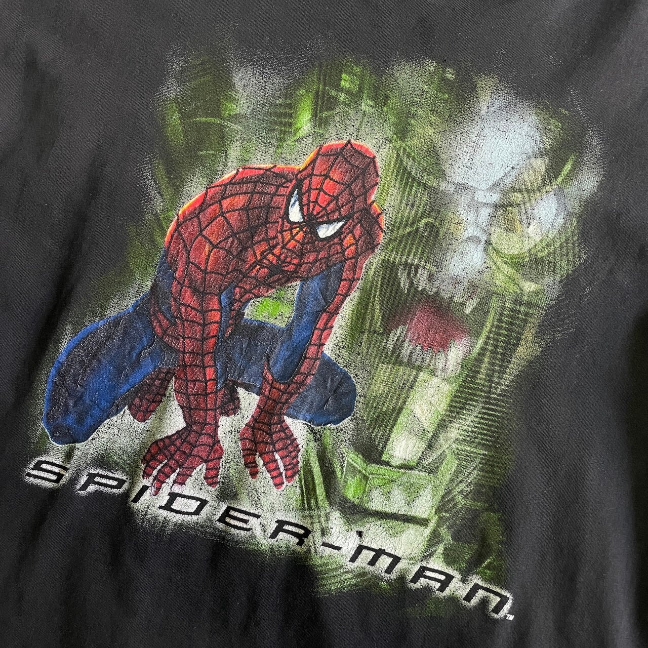 希少XL 00's Spider Man スパイダーマン ヴィンテージ Tシャツ