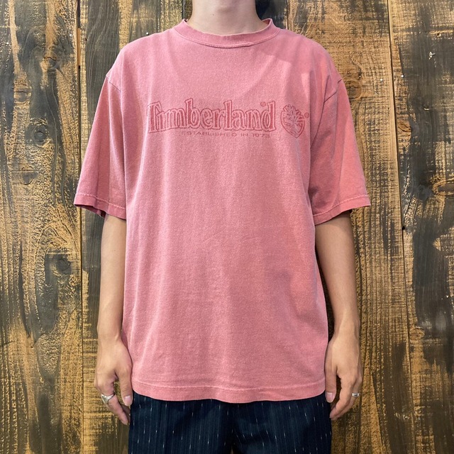00s Timberland Print T-Shirt Made In USA | SPROUT ONLINE
